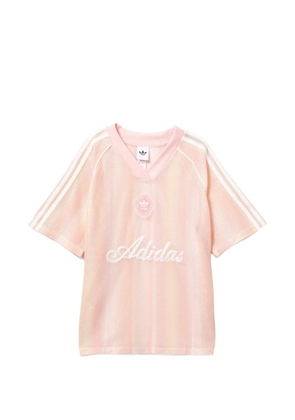 adidas Summer Glow knitted T-shirt - Pink