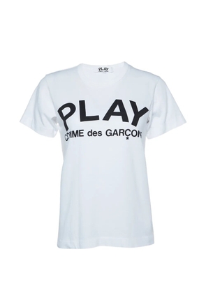 Comme Des Garçons logo-print T-shirt - White