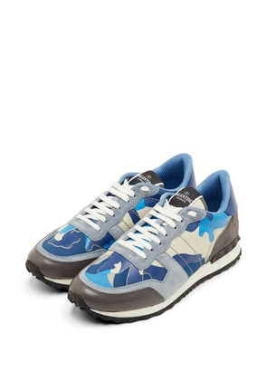 Valentino Garavani Pre-Owned Rockrunner camouflage sneakers - Blue