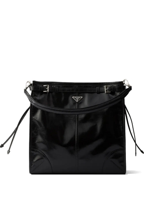 Prada Bonnie leather shoulder bag - Black