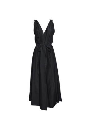 SOLOTRE sleeveless maxi dress - Black