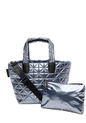 VeeCollective quilted metallic backpack - Blue
