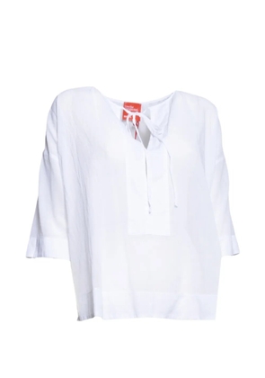 Merci tie-fastening blouse - White