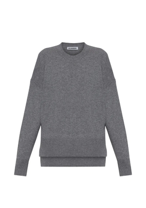 Jil Sander stepped-hem sweater - Grey