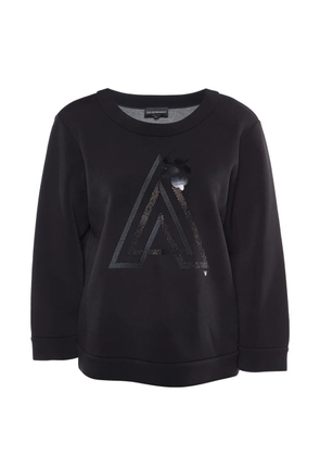 Emporio Armani Pre-Owned embellished sweatshirt - Black