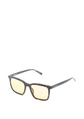 Saint Laurent Eyewear tortoiseshell-effect square-frame sunglasses - Brown