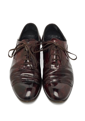 Dolce & Gabbana Pre-Owned brogue Oxford shoes - Red