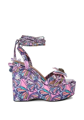 Kurt Geiger London Butterfly wedge sandals - Pink