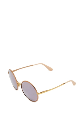 Dolce & Gabbana Pre-Owned DG2155 round sunglasses - Gold