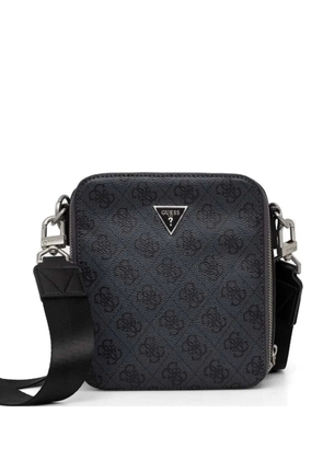 GUESS USA mini Torino 4G logo monogram-print messenger bag - Grey