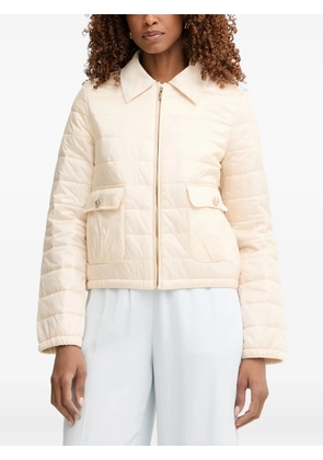 TWINSET quilted zip-up jacket - Neutrals