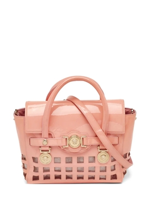 Versace Pre-Owned Medusa Medallion patent leather tote bag - Pink
