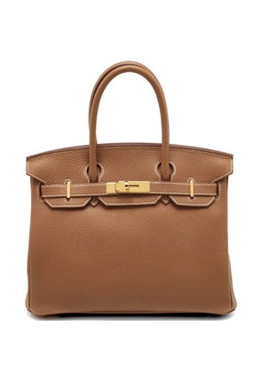 Hermès Pre-Owned 2023 Togo Birkin 30 leather tote bag - Neutrals