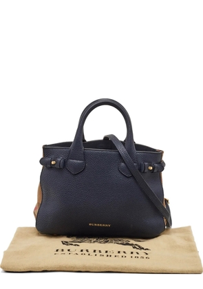 Burberry Pre-Owned Banner House Check tote bag - Blue