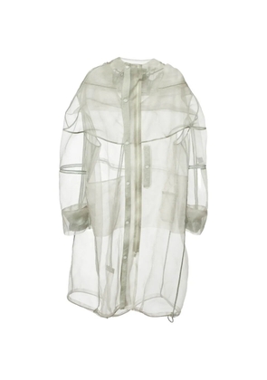 Christian Dior Pre-Owned hooded tulle hooded coat - Green