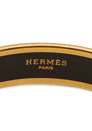 Hermès Pre-Owned Caleche enamel bangle - Gold