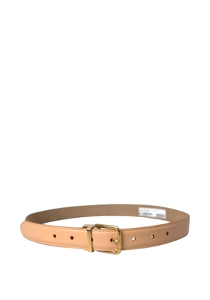 Dolce & Gabbana buckle-fastening leather belt - Neutrals