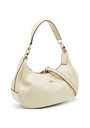 Coach logo detail shoulder bag - White