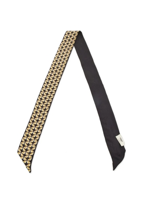 Fendi Pre-Owned Monster printed bandeau scarf - Black