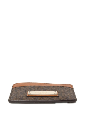 Michael Kors Vintage Signature card case - Brown