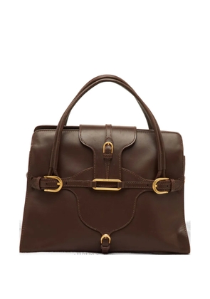 Jimmy Choo Pre-Owned Tulita leather tote bag - Brown