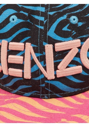 Kenzo Pre-Owned x New Era printed canvas baseball cap - Blue