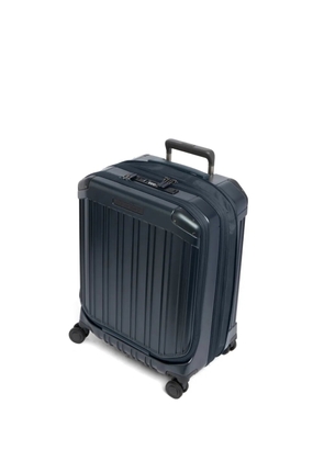 PIQUADRO dual-opening cabin luggage - Blue