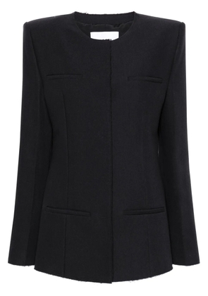 MSGM raw-cut tailored jacket - Black