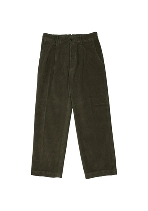 Nine In The Morning pleated corduroy trousers - Green
