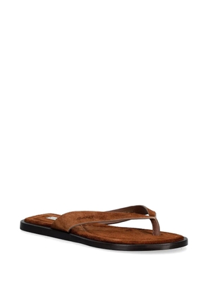 Gant suede flip-flops - Brown