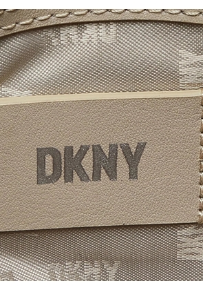 DKNY Vintage croc-embossed chain shoulder bag - Neutrals