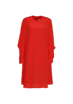 Balenciaga Pre-Owned crepe oversized shift dress - Red
