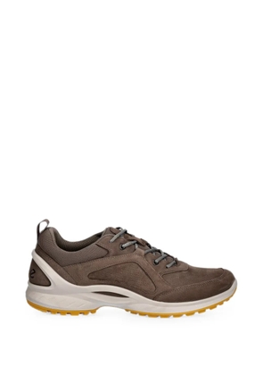 ECCO Biom Energi perforated leather sneakers - Brown
