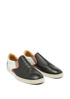 Christian Louboutin Pre-Owned Pik Boat slip-on sneakers - Black