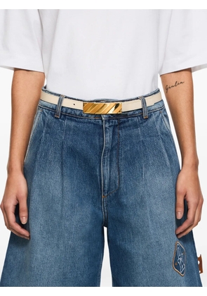 Off-White Diagonal metal-buckle belt - Neutrals