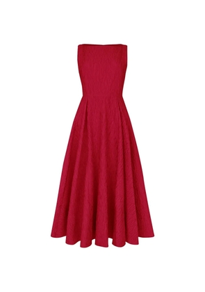 Roksanda Tera crinkled-effect maxi dress - Red