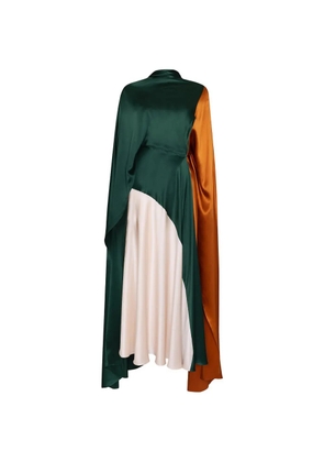 Roksanda Andromeda colour-block maxi dress - Green