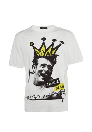 Dolce & Gabbana Pre-Owned graphic-print crew-neck T-shirt - White