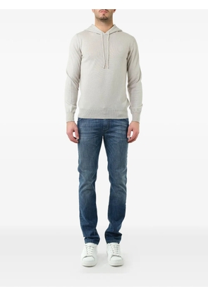 Al Duca D’Aosta 1902 cashmere hoodie - White