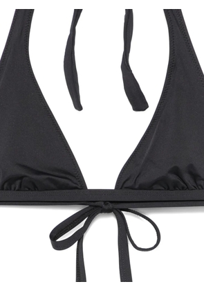 Frankies Bikinis Frank halterneck triangle bikini top - Black