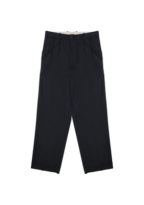 Nine In The Morning pleated straight-leg trousers - Blue