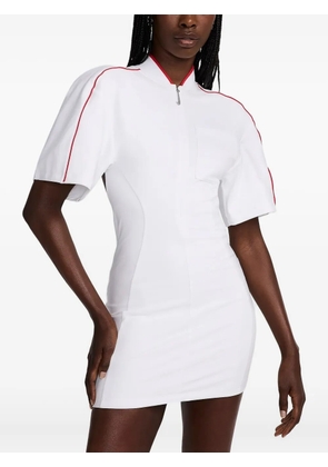 Nike x Jacquemus zip-front open-back mini dress - White
