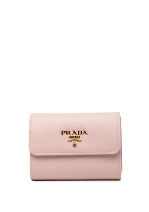 Prada Pre-Owned 2013-2026 Saffiano Trifold Wallet small wallets - Pink