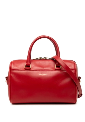 Saint Laurent Pre-Owned 2014 Baby Leather Classic Duffle satchel - Red
