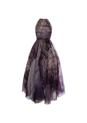 Roksanda Nali abstract-print sleeveless maxi dress - Purple