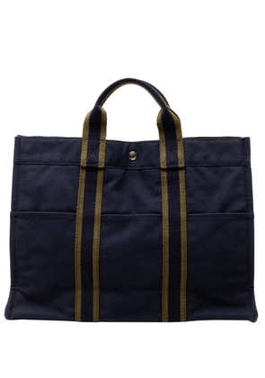 Hermès Pre-Owned 1990-2010 Canvas Fourre Tout MM tote bag - Blue