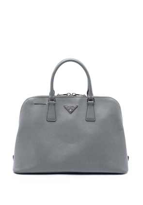 Prada Pre-Owned 2013-2015 Large Saffiano Lux Promenade satchel - Grey