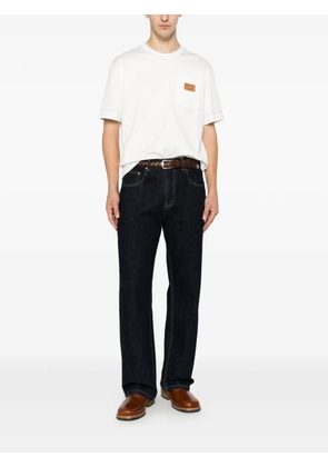 FENDI logo-patch T-shirt - White