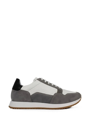 G. Brown Shoes panelled leather sneakers - White