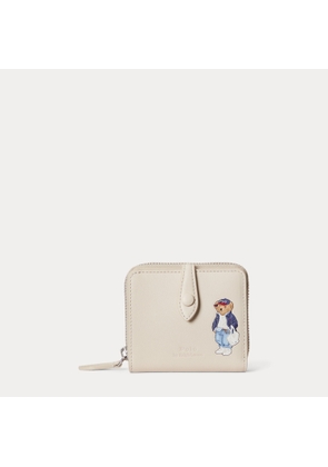 Polo Bear Leather Compact Wallet